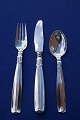 Antikkram 
presents: 
Lotus 
Danish silver 
flatware, 
settings dinner 
cutlery of 3 
pieces with the 
dessert spoon 
17.2cm