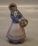 Klosterkælderen 
presents: 
'L. Hjorth 
Miniature Woman 
with Basket 10 
cm