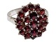 Antik K 
presents: 
Ring with 
red grenade 
stones - Size 
49