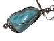Antik K 
presents: 
Green 
Larimer stone 
in silver 
mounting with 
silver necklace