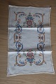 ViKaLi 
presents: 
Old table 
cloth
With 
embroidery in 
colours - made 
by hand
About 54cm x 
33cm
In a good 
condition