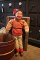 K&Co. presents: 
Antique 
Christmas boy 
with straw 
body, 
papier-mâché / 
plaster head, 
old fabric 
clothes and ...