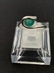 Antik Huset 
presents: 
Women's 
ring in silver 
with a green 
stone
Sterling 
silver
Size 53