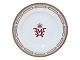 Antik K 
presents: 
Flora 
Danica
Dinner plate 
with crowned 
monogram of 
Crown Prince 
Frederik and 
Crown ...