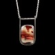 Bestik.dk 
presents: 
Boy 
Johansen. 
Sterling Silver 
Pendant with 
Agate.