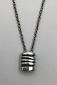 Danam Antik 
presents: 
Georg 
Jensen Sterling 
Silver Necklace 
Pendant No. 203 
Strata