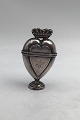 Danam Antik 
presents: 
Danish ? 
Silver 
Vinaigrette 
Heart shaped w 
Crown