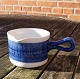 Antikkram 
presents: 
Blue Koka 
Swedish 
porcelain, 
gravy boat with 
handle