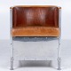 Roxy Klassik 
presents: 
Mats 
Theselius / 
Källemo
Armchair, 
model 
'Aluminum', in 
natural leather 
with an ...