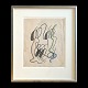 Aabenraa 
Antikvitetshandel 
presents: 
Franciska 
Clausen, 
1899-1986, 
watercolor. 
Organic forms 
signed and 
dated ...