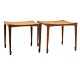 Aabenraa 
Antikvitetshandel 
presents: 
Pair of 
Bernt Petersen, 
Denmark, 
rosewood 
stools. Nice 
condition. H: 
41cm. ...