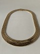 Antik Huset 
presents: 
Geneve 
Necklace 2 Rows 
14 carat Gold 
and with 
process