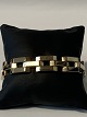 Antik Huset 
presents: 
Block gold 
bracelet with 3 
rows in 14 
carat gold. 
Stamped 585 Jok