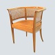 Antik 
Damgaard-
Lauritsen 
presents: 
Kaare 
Klint; Model 
9662, Faaborg 
chair in elm 
wood