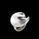 Bestik.dk 
presents: 
SIK - 
Denmark. Modern 
Sterling Silver 
Ring - 56mm.