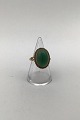 Danam Antik 
presents: 
18K Gold 
Ring with Green 
Agate