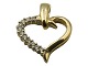 Antik K 
presents: 
Bent 
Eriksson 14 
Carat gold
Small heart 
pendant with 
diamonds