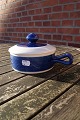 Antikkram 
presents: 
Blue Koka 
Swedish 
porcelain, 
covered pots or 
casserolles 
with handle