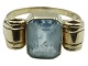 Antik K 
presents: 
Hugo Grün 
14 carat gold
Ring with 
aquamarine from 
1950-1960 - 
Size 53