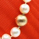 Antik 
Damgaard-
Lauritsen 
presents: 
Ole 
Lynggaard; A 
pearl necklace 
with clasp in 
14k gold