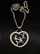 Middelfart 
Antik presents: 
Art deco 
830 silver 
heart pendant