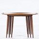 Roxy Klassik 
presents: 
Jens H. 
Quistgaard / 
Langaa Nissen
Nesting tables 
in rosewood 
with handles (3 
pcs.)
1 ...