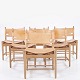 Roxy Klassik 
presents: 
Børge 
Mogensen / 
Fredericia 
Furniture
BM 3237 - Set 
of 6 ‘Hunting 
Chairs’ in oak 
and ...