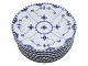 Antik K 
presents: 
Blue 
Fluted Full 
Lace
Dinner plate 
24.5 cm. #1084 
from 1894-1897