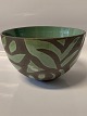 Antik Huset 
presents: 
Ceramic 
glazed bowl, in 
green and brown 
colours.