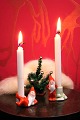 K&Co. presents: 
Cute 
little old 
porcelain 
Santas with 
space for a 
small Christmas 
candle...