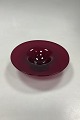 Danam Antik 
presents: 
Holmegaard 
Jacob Bang 
Glass bowl in 
rare red color