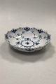 Danam Antik 
presents: 
Royal 
Copenhagen Blue 
Fluted Full 
Lace Bowl No 
1018 / 577