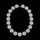 Bestik.dk 
presents: 
Georg 
Jensen. Gilded 
Sterling Silver 
Daisy Necklace 
with Enamel - 
18mm.