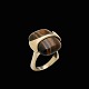 Bestik.dk 
presents: 
Poul 
Klarlund - 
Copenhagen. 18k 
Gold Ring with 
Tiger's Eye.