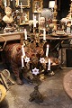 K&Co. presents: 
Antique, 
decorative 
French 
candlestick in 
bronze with 
space for 7 
candles from 
the 19th 
century...