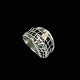 Bestik.dk 
presents: 
Jørgen 
Peter Vang. 
Oxidized 
Sterling Silver 
'Little Finger' 
Ring with 14k 
Gold.