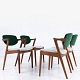 Roxy Klassik 
presents: 
Kai 
Kristiansen / 
Schou Andersen 
Møbelfabrik
NO 42 - Set of 
4 armchairs in 
teak with ...