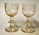 Pegasus – Kunst 
- Antik - 
Design 
presents: 
Pair of 
Danish oak leaf 
glasses, 19th 
century.