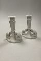 Danam Antik 
presents: 
Pair of 
Bing and 
Grøndahl Art 
Nouveau 
Candleholder 
with figurines 
of kids No. 
1557