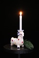 K&Co. presents: 
Aluminia 
faience 
Christmas/Easter 
goat with space 
for a small 
Christmas 
candle on the 
head...