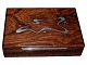 Antik K 
presents: 
Rosewood
Large box with 
inlaid sterling 
silver from the 
1960'es