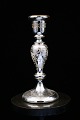 K&Co. presents: 
19th 
century 
candlestick in 
mercury glass - 
poor man's 
silver with 
fine etched 
motifs with ...