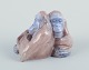 L'Art presents: 
Knud Kyhn 
for Royal 
Copenhagen.
Rare porcelain 
figurine of two 
orangutans.