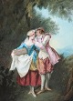 Pegasus – Kunst 
- Antik - 
Design 
presents: 
Unknown 
artist (19th 
century): 
Romantic rococo 
scene with 
young couple.