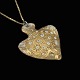 Bestik.dk 
presents: 
Royal 
Copenhagen. 
Porcelain and 
Gilded Sterling 
Silver Fish 
Pendant.