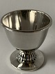 Antik Huset 
presents: 
Egg Cup 
Silver.
Stamped: A.G. 
Three Towers