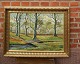 Antikkram 
presents: 
Painting 
by unknown 
artist, Forest 
scene.
PICKUP.