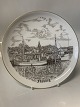 Antik Huset 
presents: 
Plate with 
motif of 
Faaborg, harbor 
from B&G.