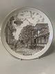 Antik Huset 
presents: 
Plate with 
motif of 
Faaborg, The 
old farm from 
B&G.