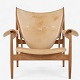 Roxy Klassik 
presents: 
Finn Juhl 
/ Niels Vodder.
NV 49 - Rare 
'Chieftain 
Chair' in solid 
teak with seat, 
...